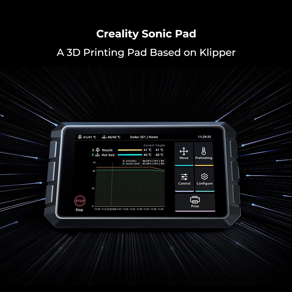 Creality Sonic Pad Klipper Tablet Arrives Soon! 3D World On Demand