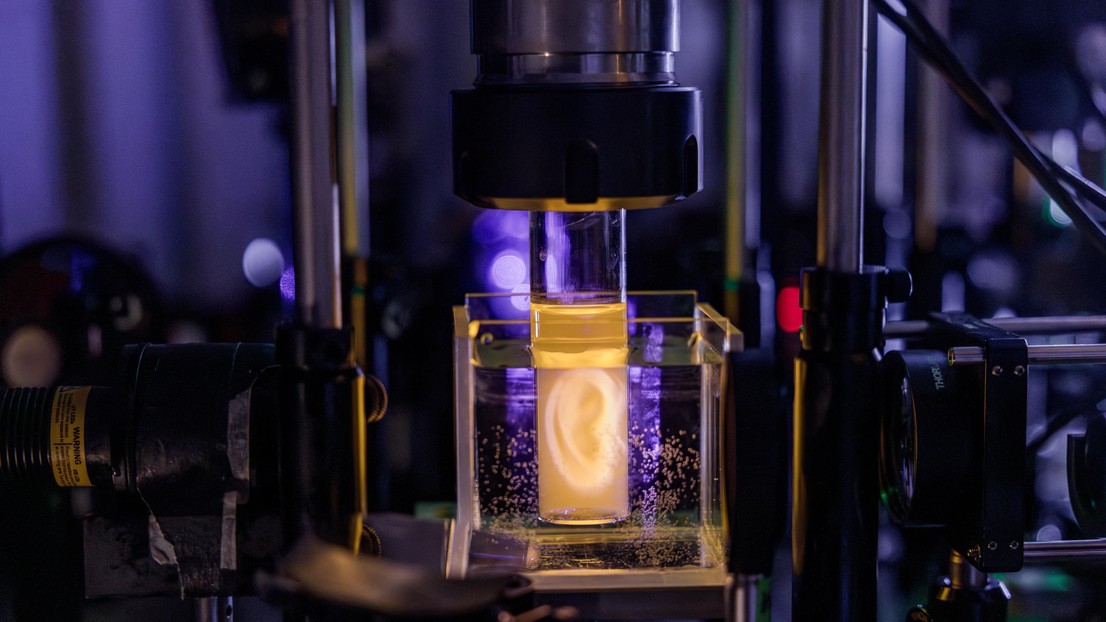 EPFL's Holographic 3D Printer Builds Tissue-Scale Structures 70 Times More Efficiently