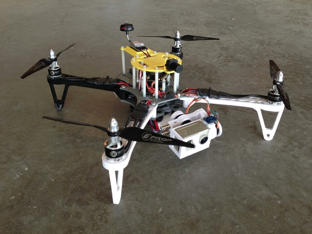 3d printed camera drone