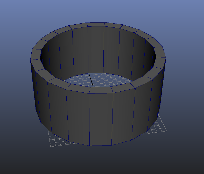 Entering Wall-thickness Value 2 3D Modeling Maya