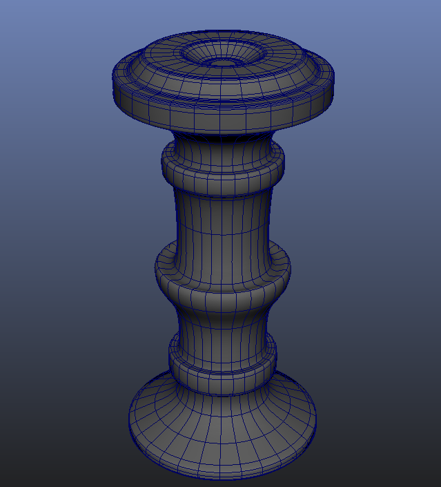 Altered Cylinder 3D Modeling Maya