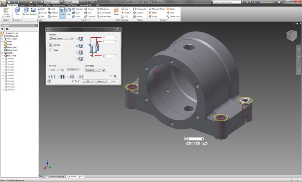 inventor 3d design software free download