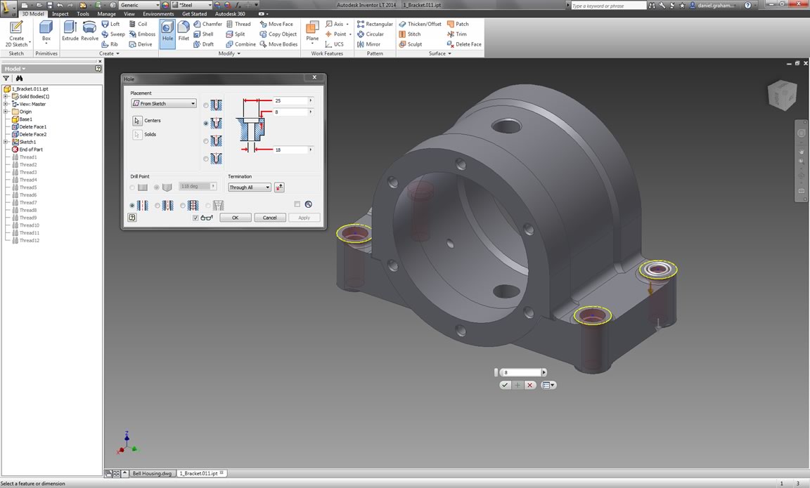 freecad cad software 3d printing