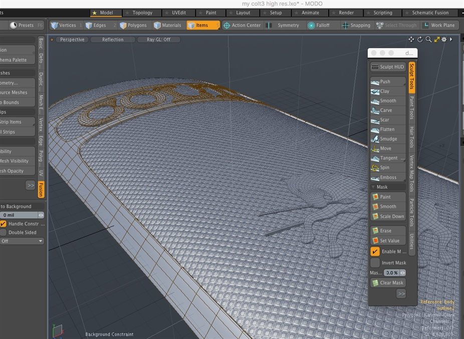 3d modeling software. С4 software model.