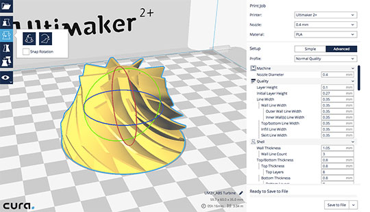 3d printer slicer cura