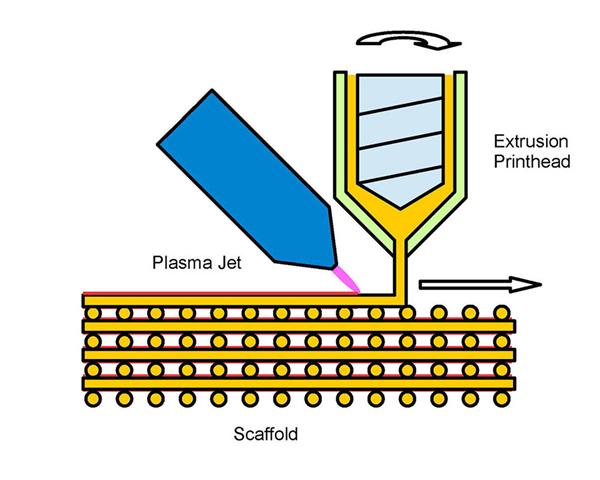 Plasma Jets Encourage Bone Growth With 3D Printed Implants