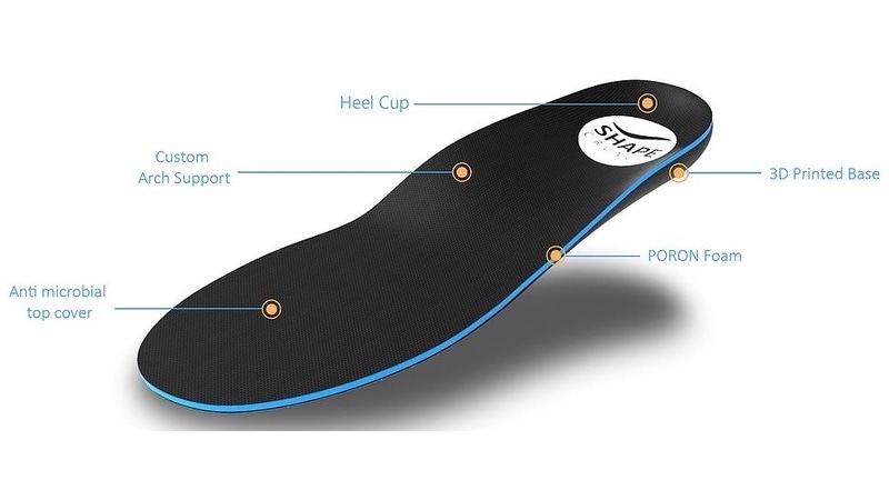 ShapeCrunch Prints Enhanced Insoles For Running Shoes - 3D Printing