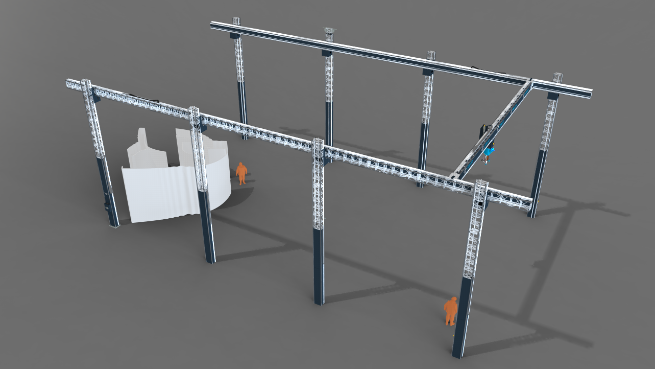 University of COBOD BOD2 Construction 3D Printer - Printing