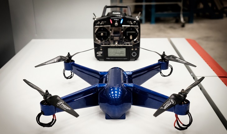 3d printed drone with embedded electronics