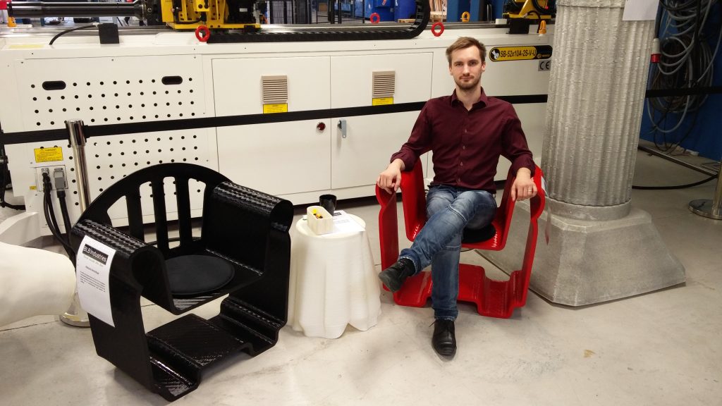 3d printed armchair blb industries