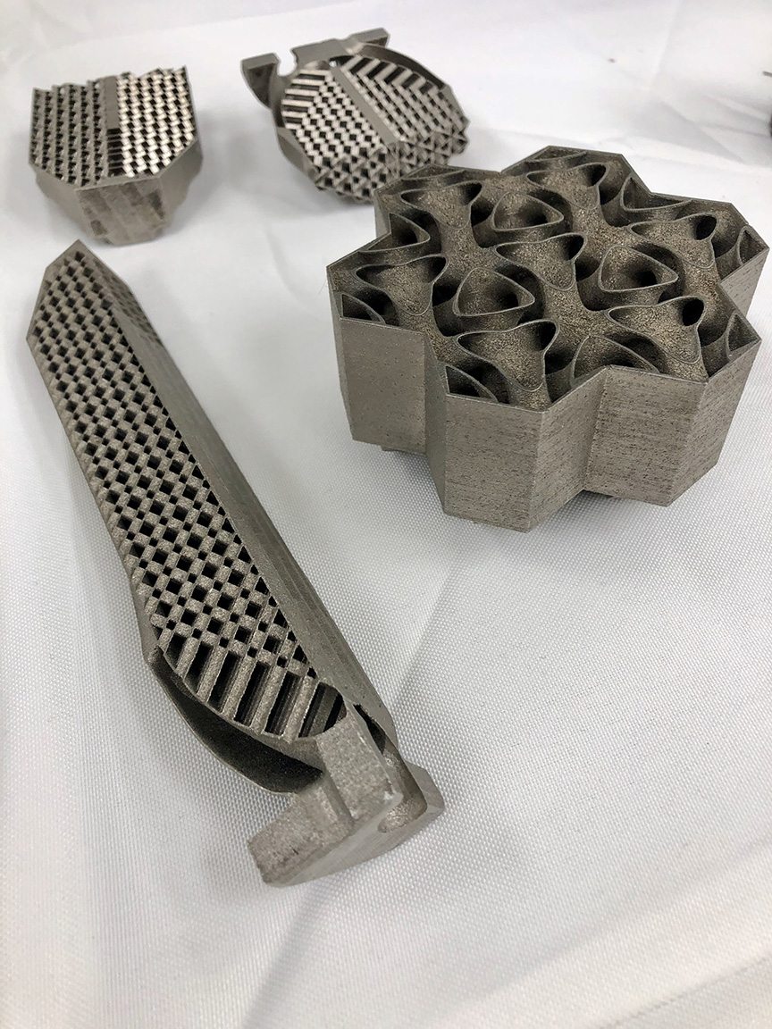 Metal printed heat exchangers