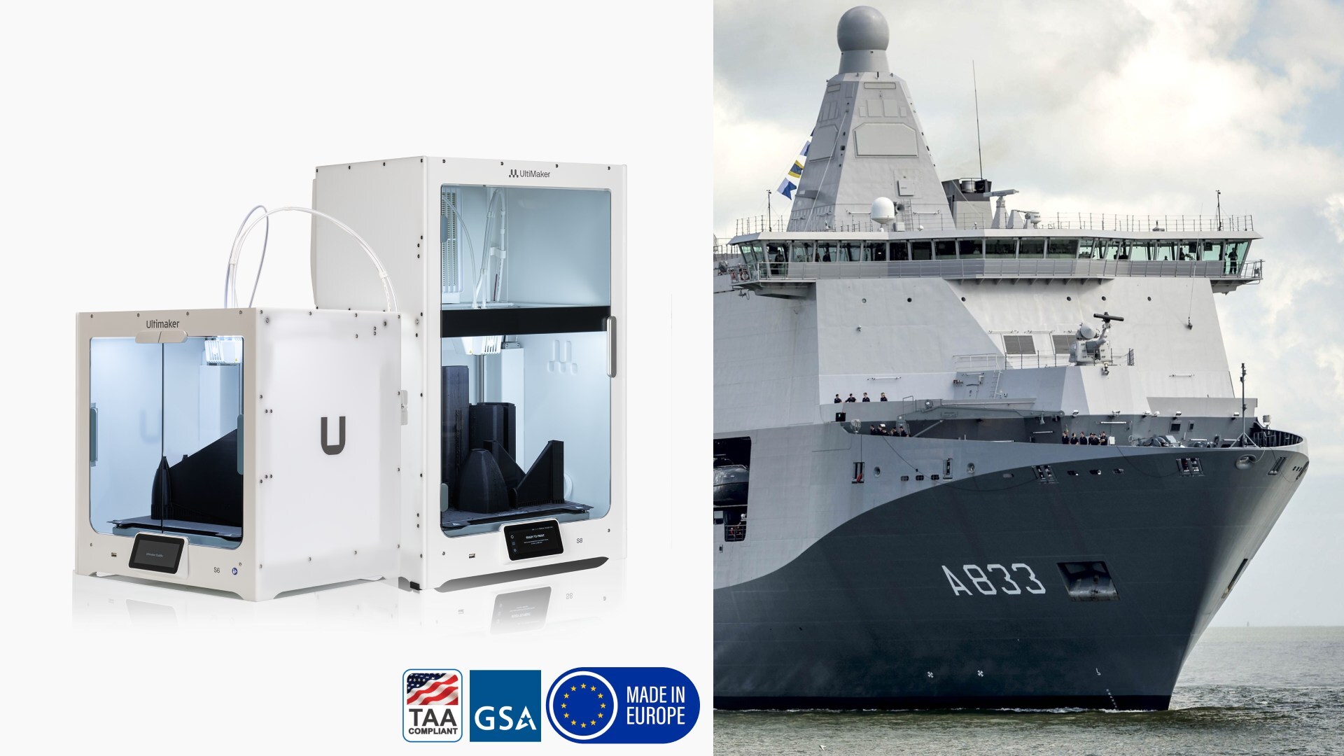 UltiMaker Launches Secure 3D Printing Line for Defense Applications