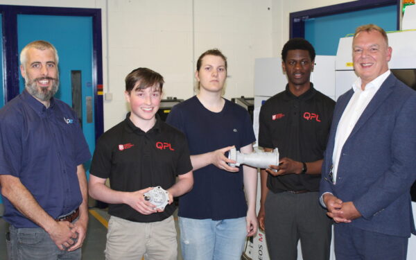 LPE Supports Queen’s Propulsion Laboratory with 3D Printed Rocket Engine Chamber