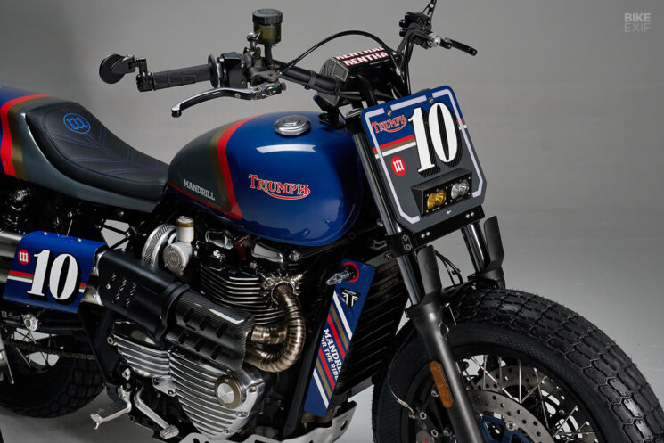 Mandrill's Custom Bonneville T120 Street Tracker Reimagines Classic Design