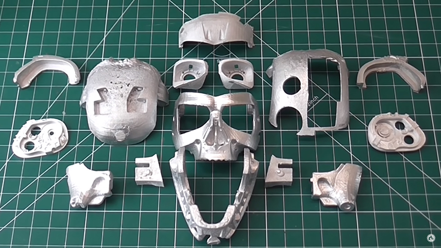 terminator skull parts