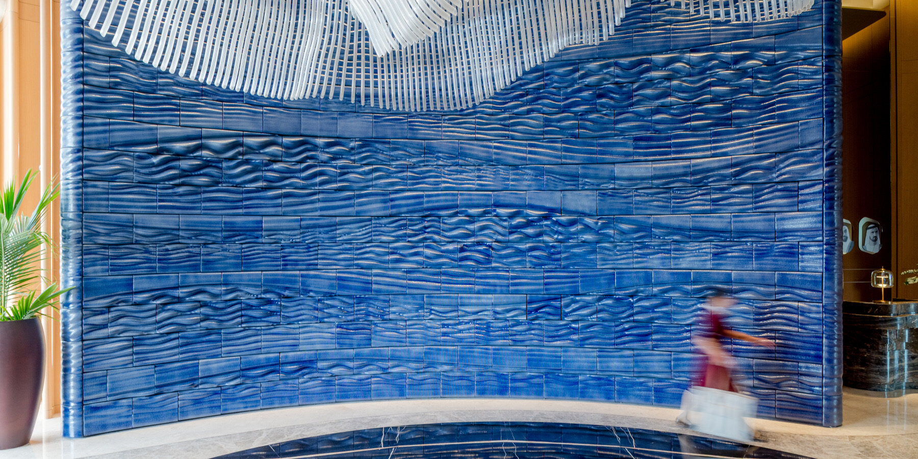 Studio RAP Installs Large-Scale 3D Printed Ceramic Walls at Dubai Hotel