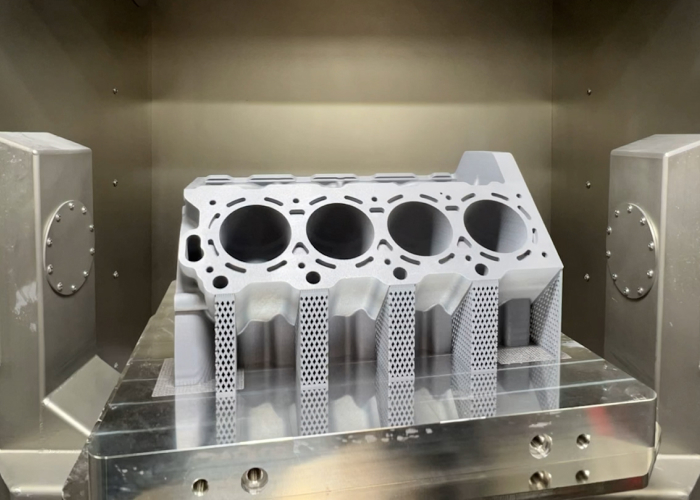 Nikon SLM Solutions and Bosch 3D Print Complete V8 Engine Block as a Single Piece