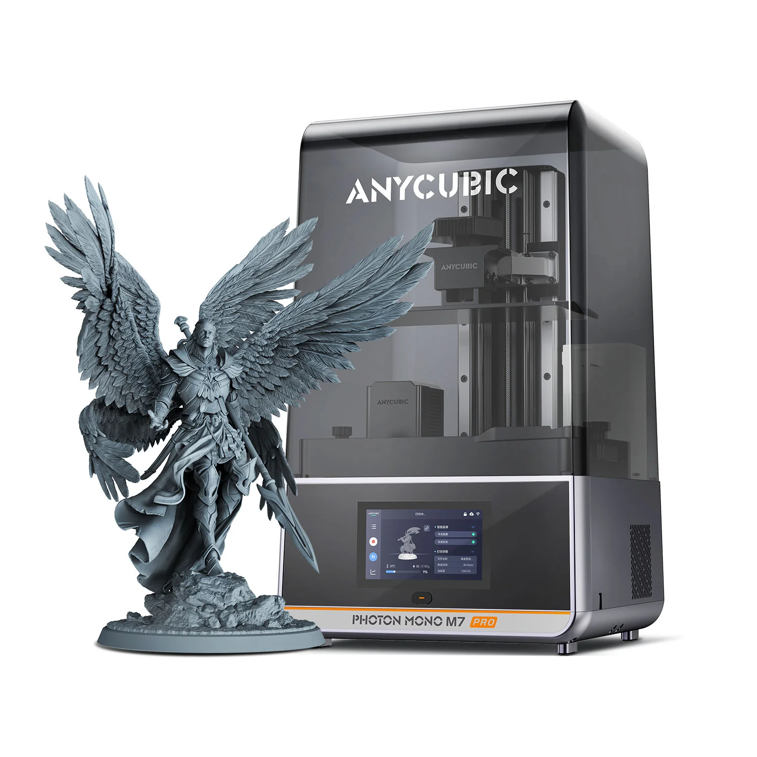 Anycubic Photon Mono M7 Pro 14K resin 3D printer with auto resin refill and vat heater
