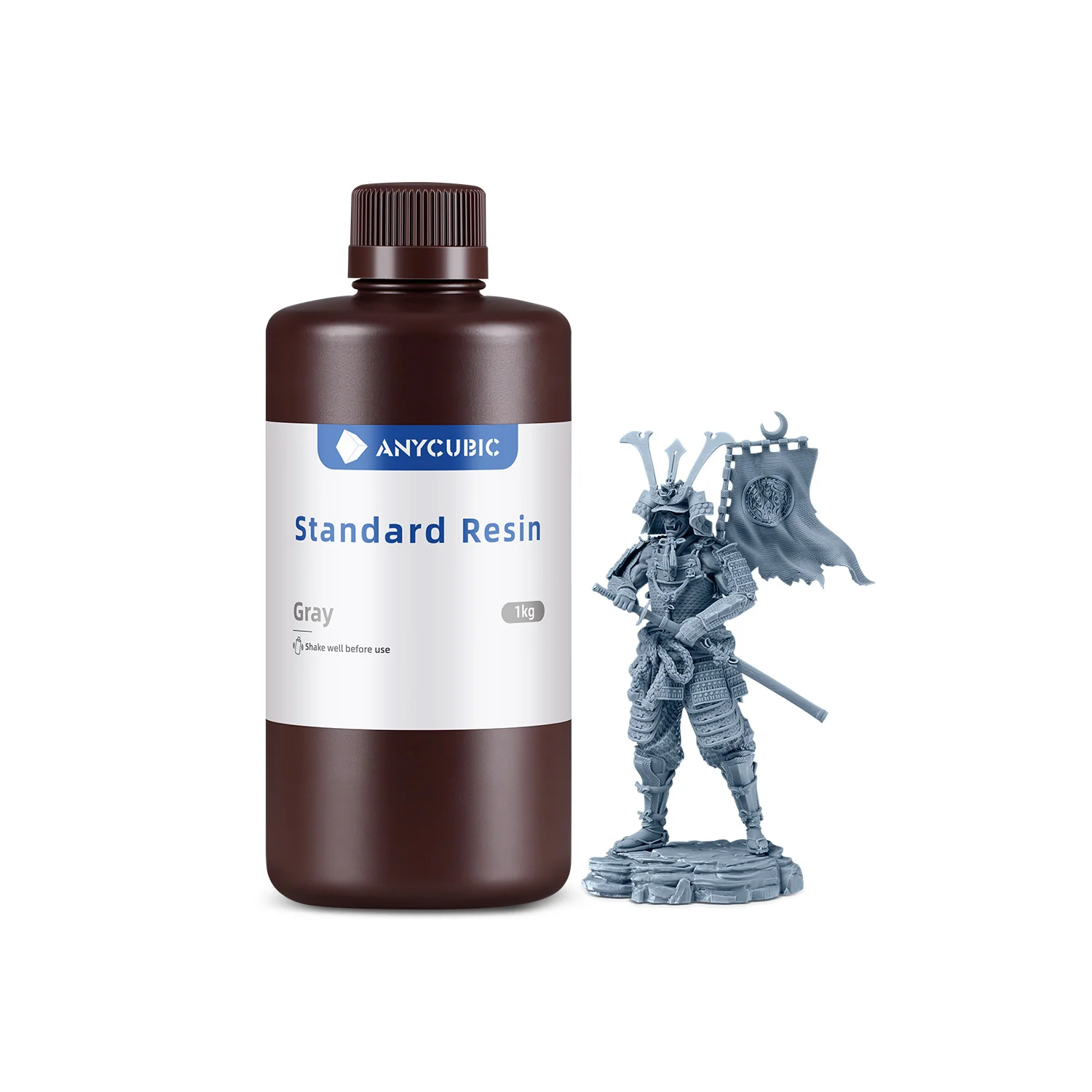 Anycubic Standard greyscale UV photopolymer resin for LCD 3D printers