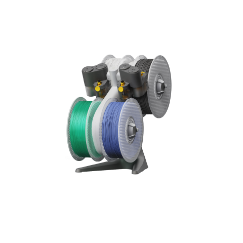 Bambu Lab AMS lite open four-spool filament unit