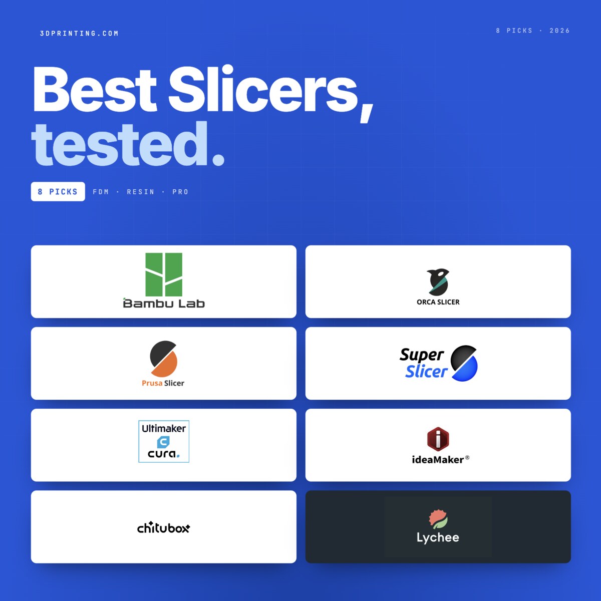Best 3D Printer Slicers in 2026: 8 Picks Tested & Compared - 3DPrinting.com
