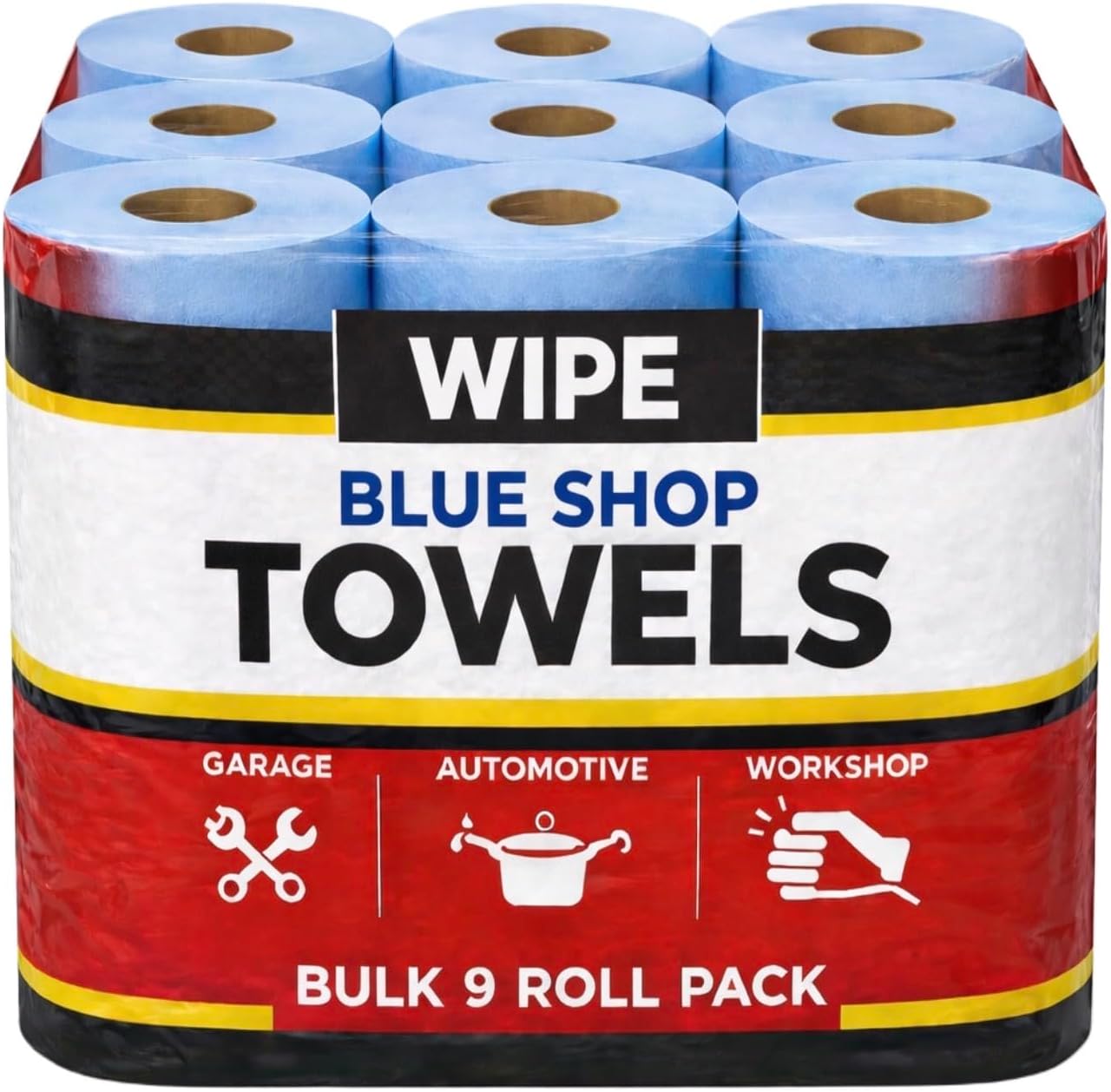 Blue lint-free shop towels for cleaning 3D printer resin spills