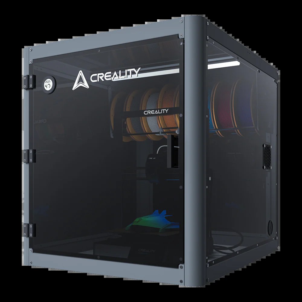Creality Multifunctional Protective Cover cabinet with filament rack