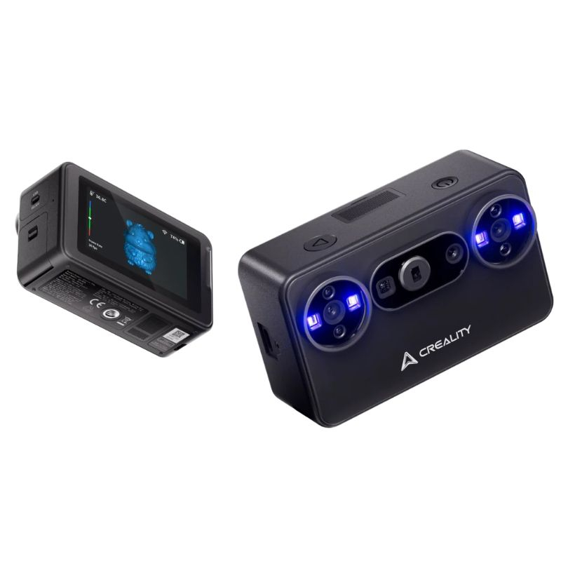 Creality Pika pocket-sized AI 3D scanner, front and back