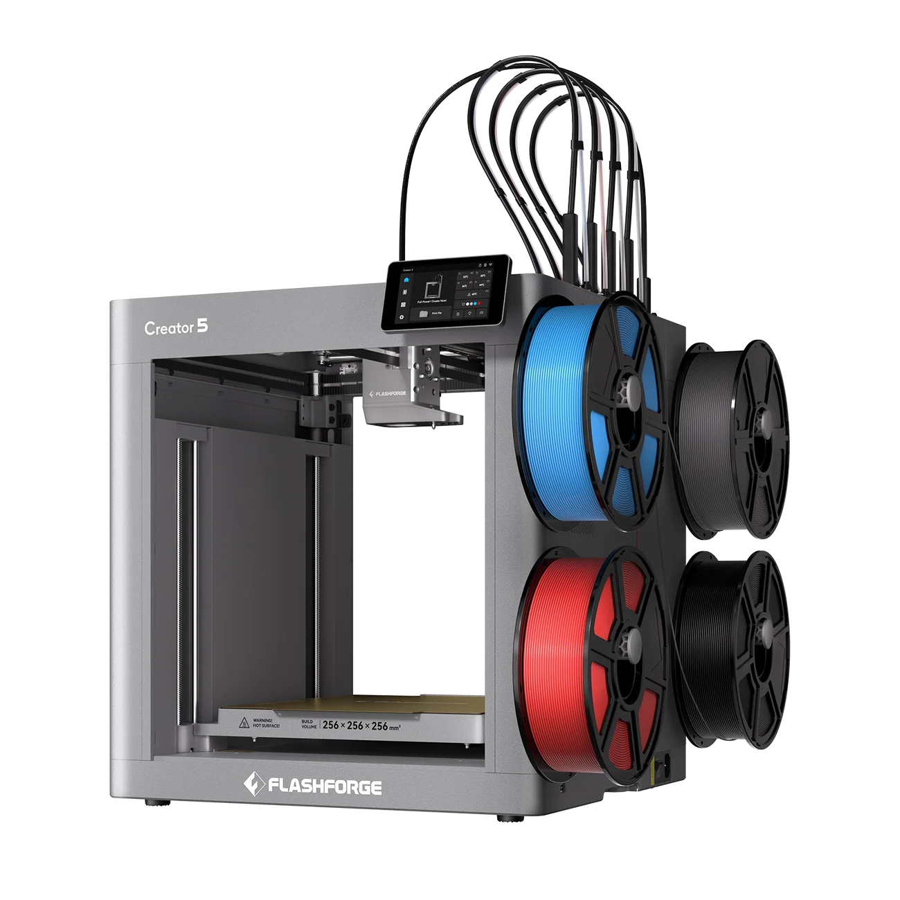 Flashforge Creator 5 and Creator 5 Pro Launch: 4-Toolhead Tool-Changer from $649