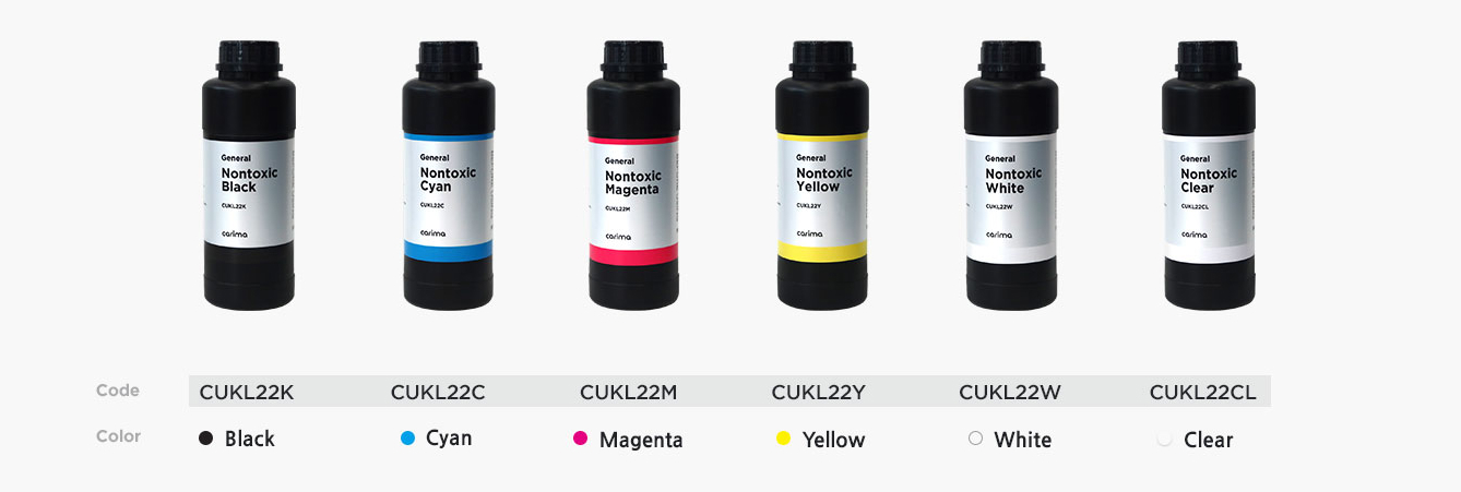 carima Colorful and safe resins.