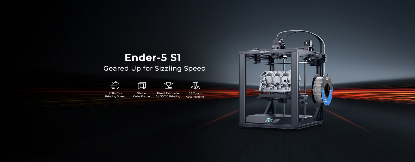  Creality Ender 3 V3 SE 3D Printer, 250mm/s Printing Speed  FDM 3D Printers