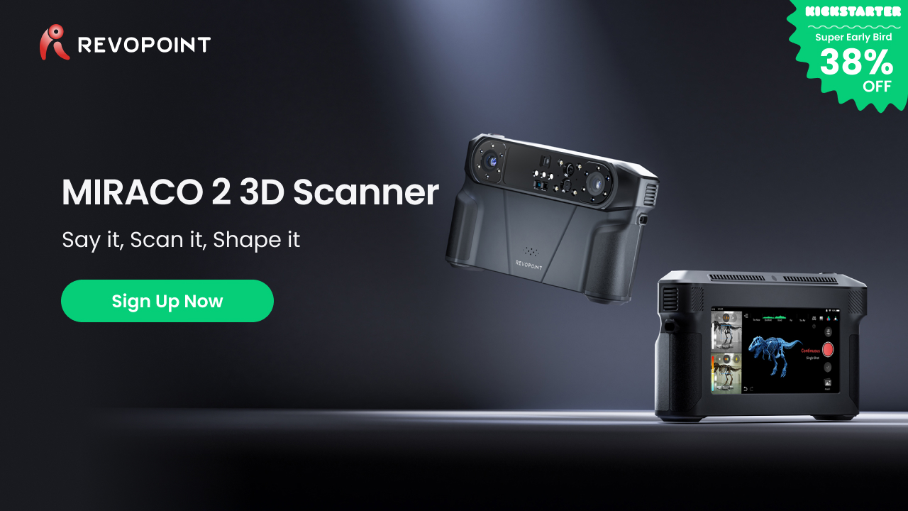 Revopoint MIRACO 2 standalone multi-mode laser 3D scanner