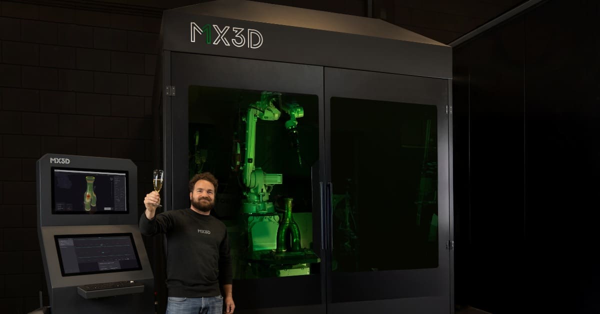 Amsterdam's MX3D Secures €7M to Scale Robotic Metal 3D Printing