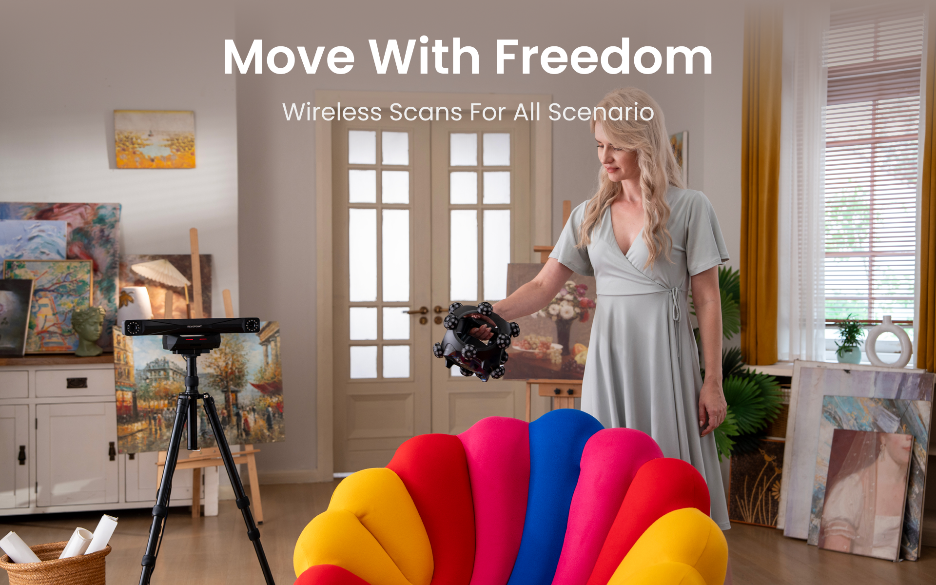 Trackit SR used wirelessly in a field environment