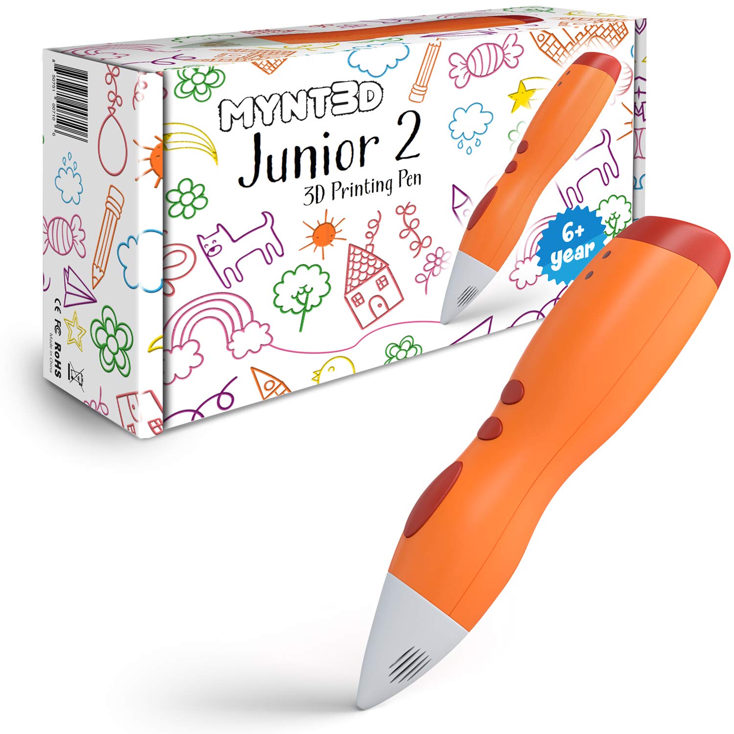 MYNT3D Junior2 budget 3D pen for kids with no hot nozzle