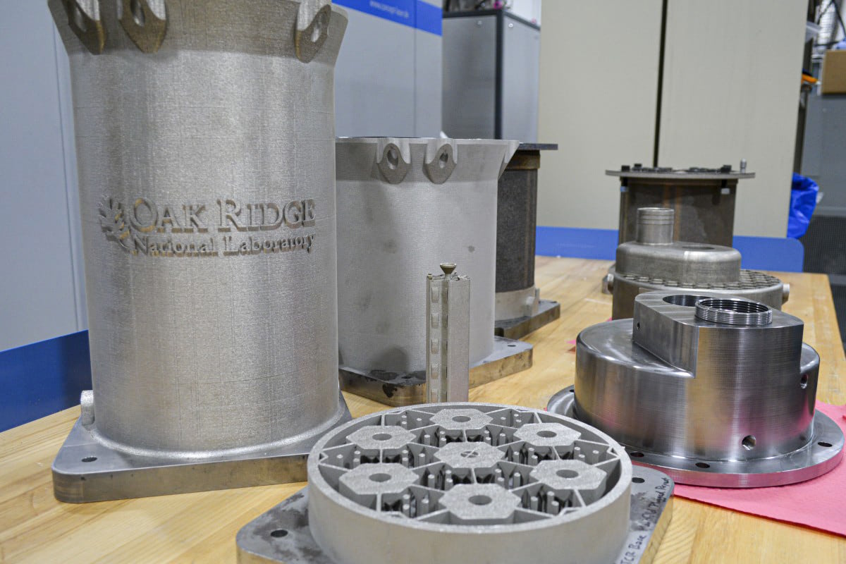 ORNL 3D printed steel reactor core