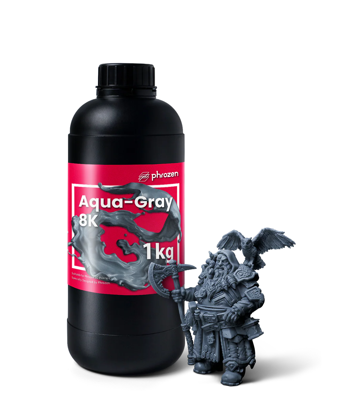 Phrozen Aqua-Gray 8K resin bottle