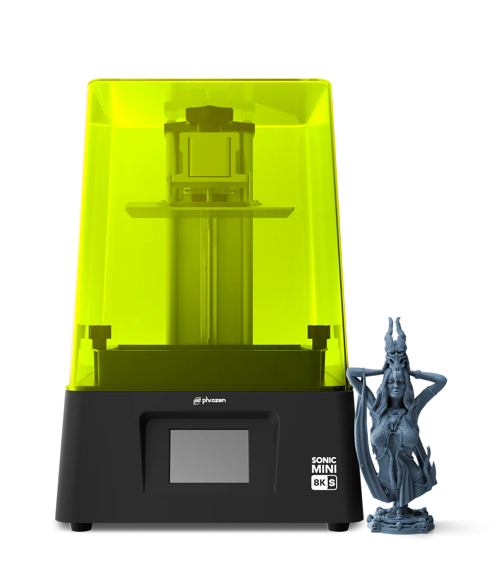 Phrozen Sonic Mini 8K S resin 3D printer for tabletop miniatures and jewellery casting