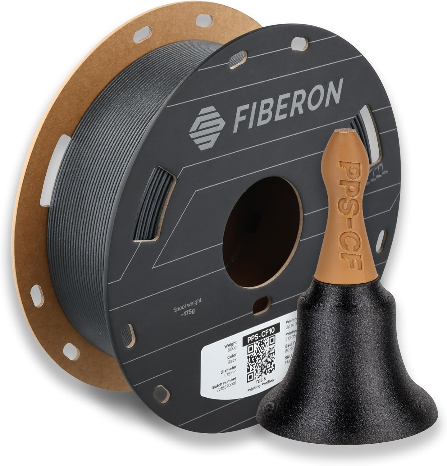 Polymaker Fiberon PPS-CF10 high-temperature carbon fiber filament