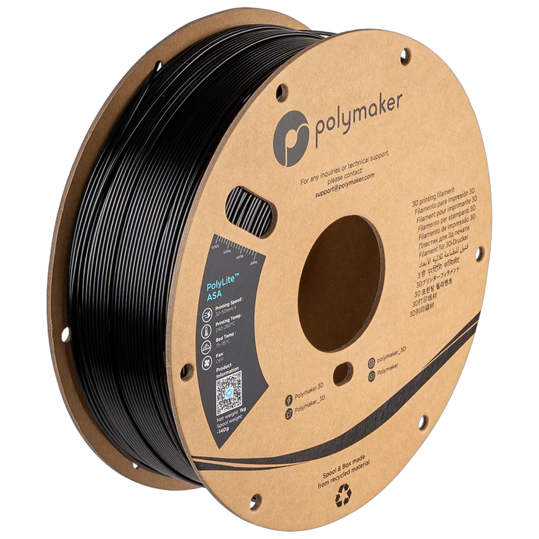 Polymaker ASA filament spool