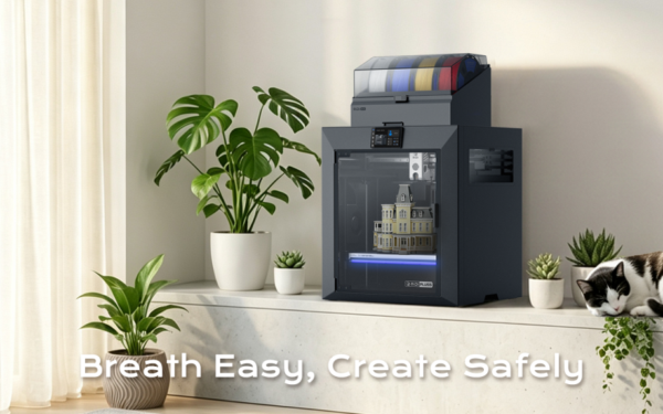 QIDI Launches the QIDI Plus5: More Build Volume, a Hotter Chamber, and Cleaner Air for Under $750