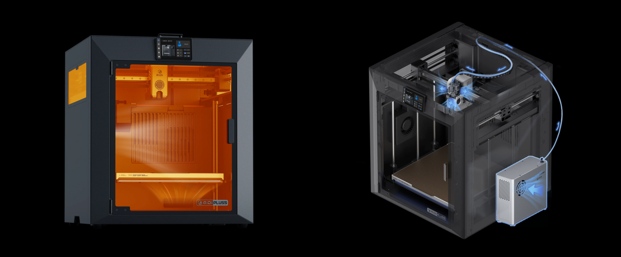QIDI Plus5 active chamber heating and extruder cooling system