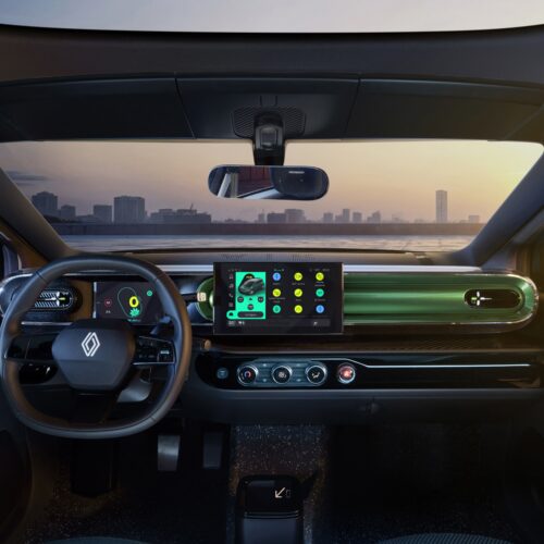 Renault Unveils Retro-Futuristic Twingo E-Tech Interior at Brussels Motor Show