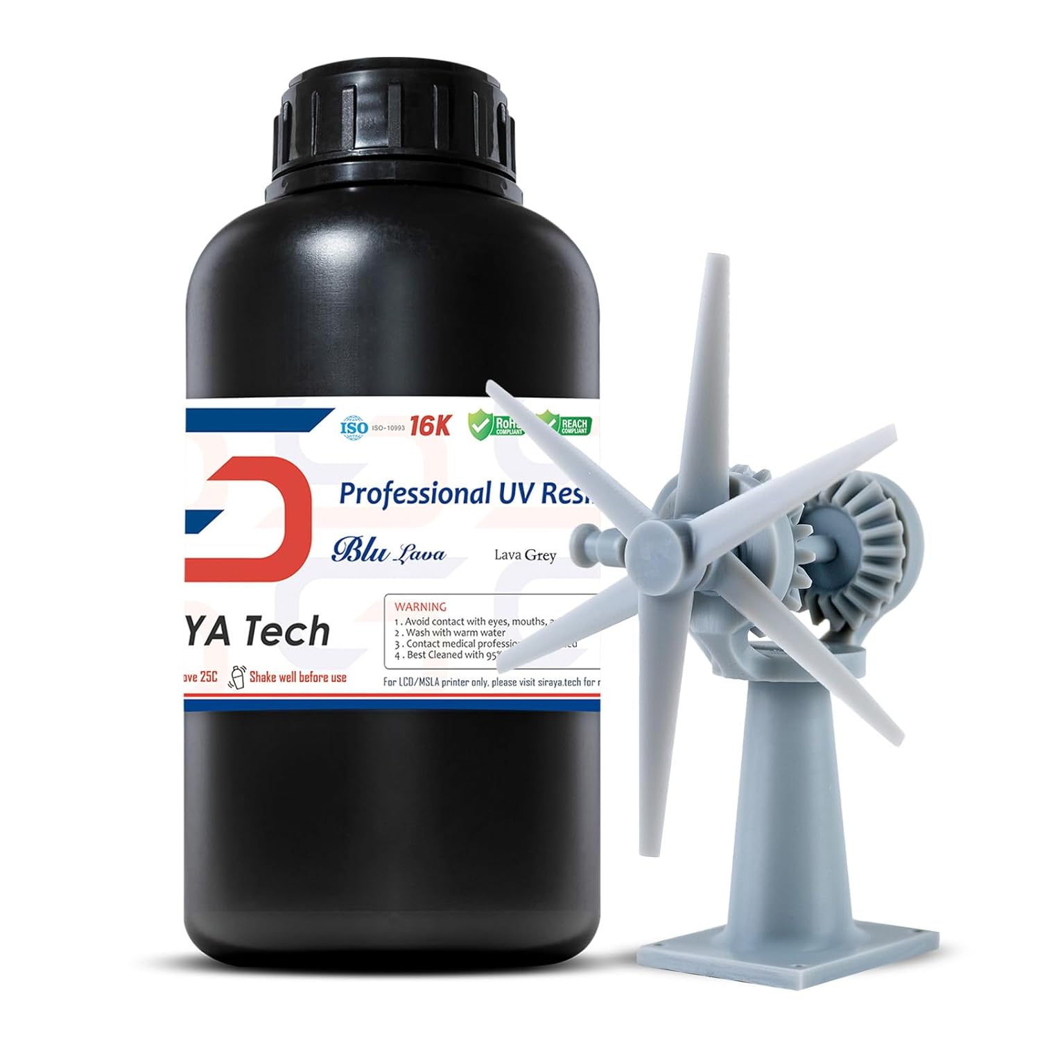Siraya Tech Blu Tough plant-based UV resin for tabletop miniatures with low odor