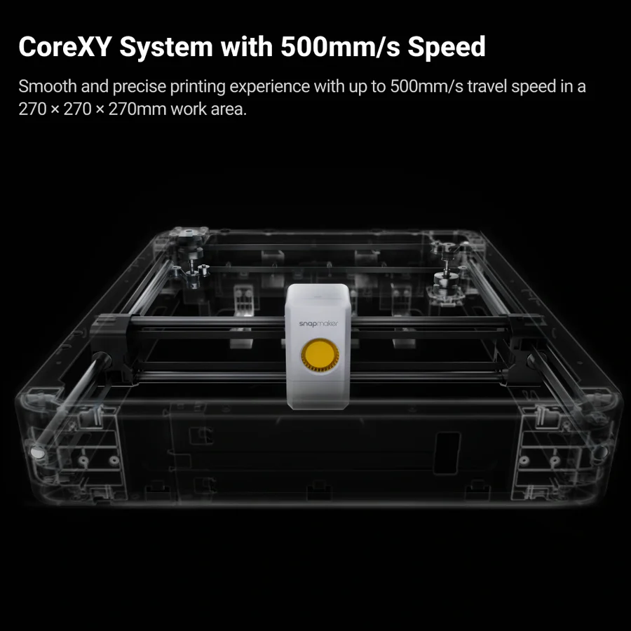 Snapmaker U1 CoreXY motion system
