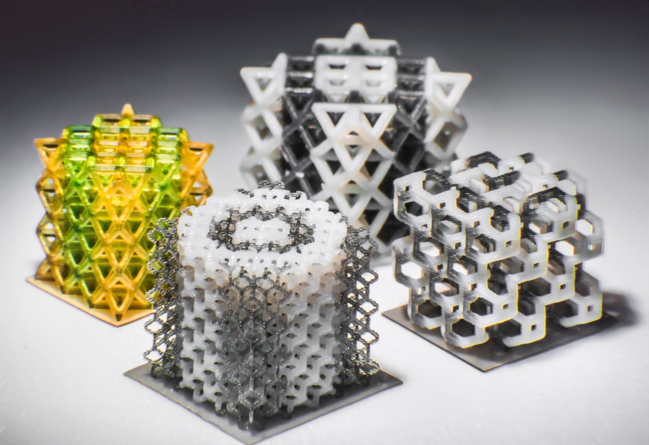 UConn 3d printed lattics structures