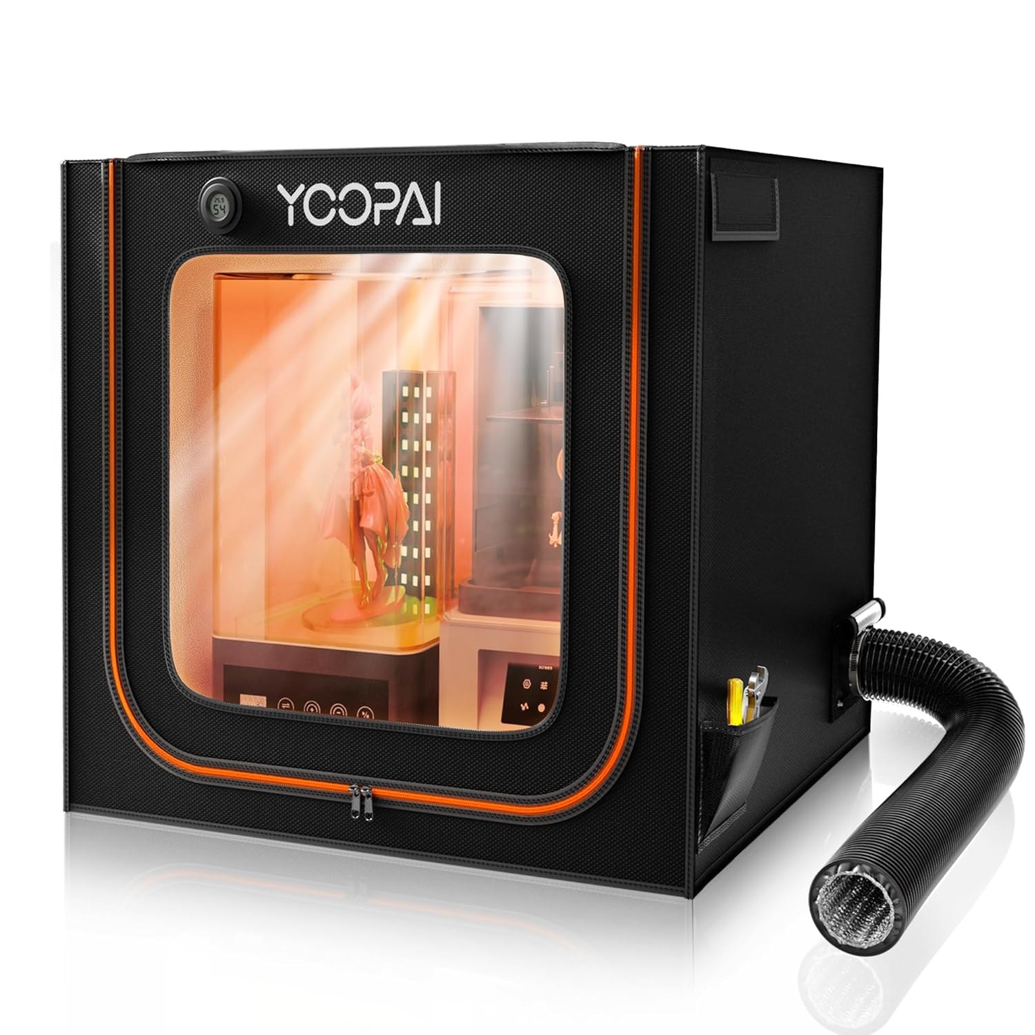 YOOPAI large resin 3D printer enclosure with LED light