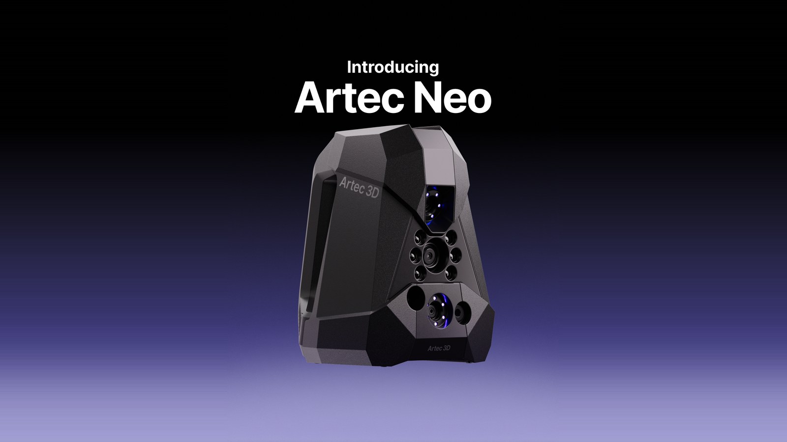 Artec Neo handheld blue-light 3D scanner from Artec 3D, launched September 14, 2026