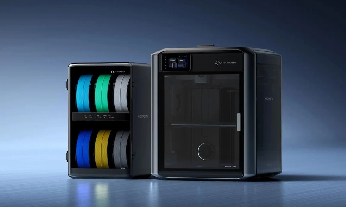 MOVA AtomForm Debuts Palette 300 at RAPID + TCT 2026: 12-Nozzle Switching Takes Aim at Multi-Color Waste - 3DPrinting.com