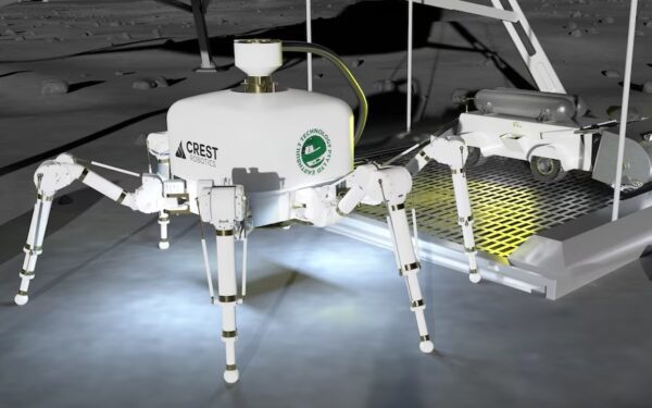 Spider-Like Robot Combines 3D Printing and Construction for Earth and Lunar Applications